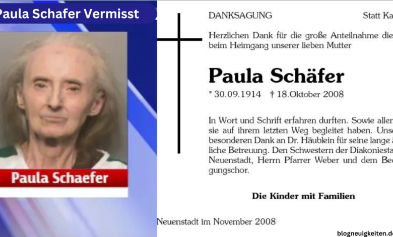 Paula Schafer Vermisst