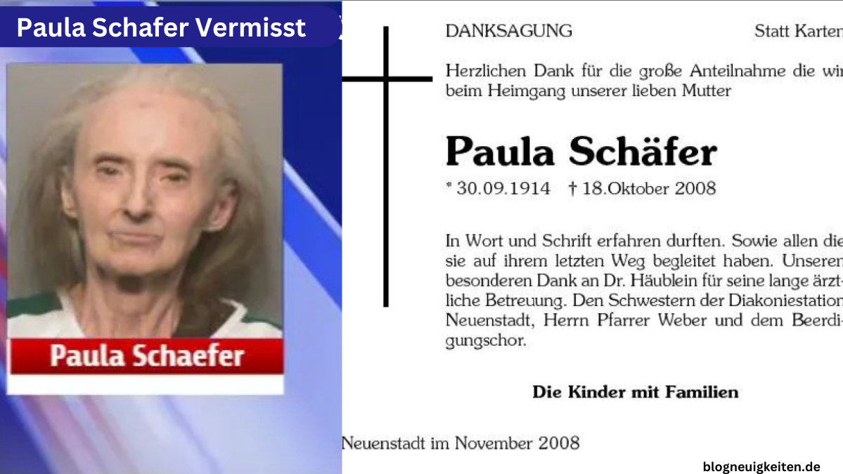 Paula Schafer Vermisst